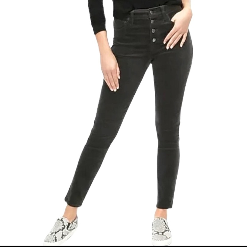 J. Crew Corduroy Pants in Coal Grey